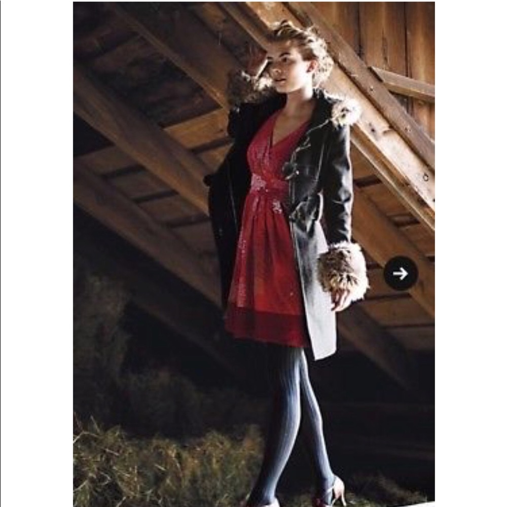 Anthropologie Elevenses Deep Woods Toggle Jacket